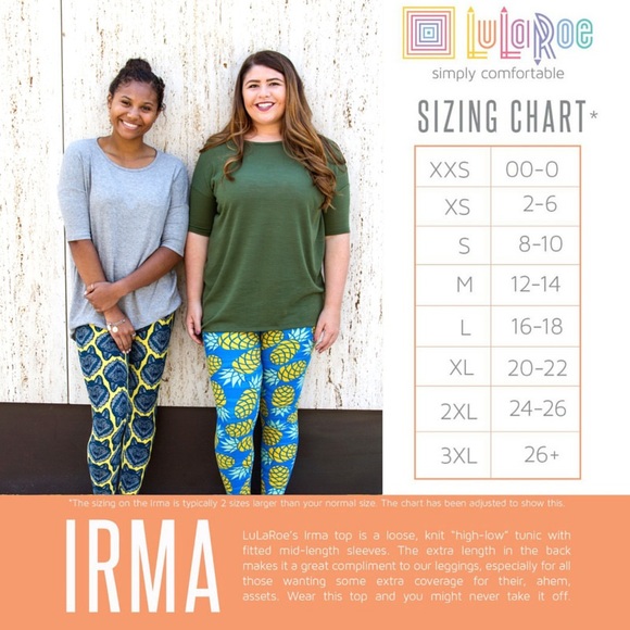 FINAL Price LulaRoe | Irma Tunic High Low Length - Picture 5 of 8